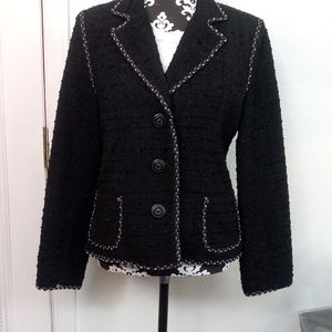 Black Cabi Textured Blazer/Jacket
